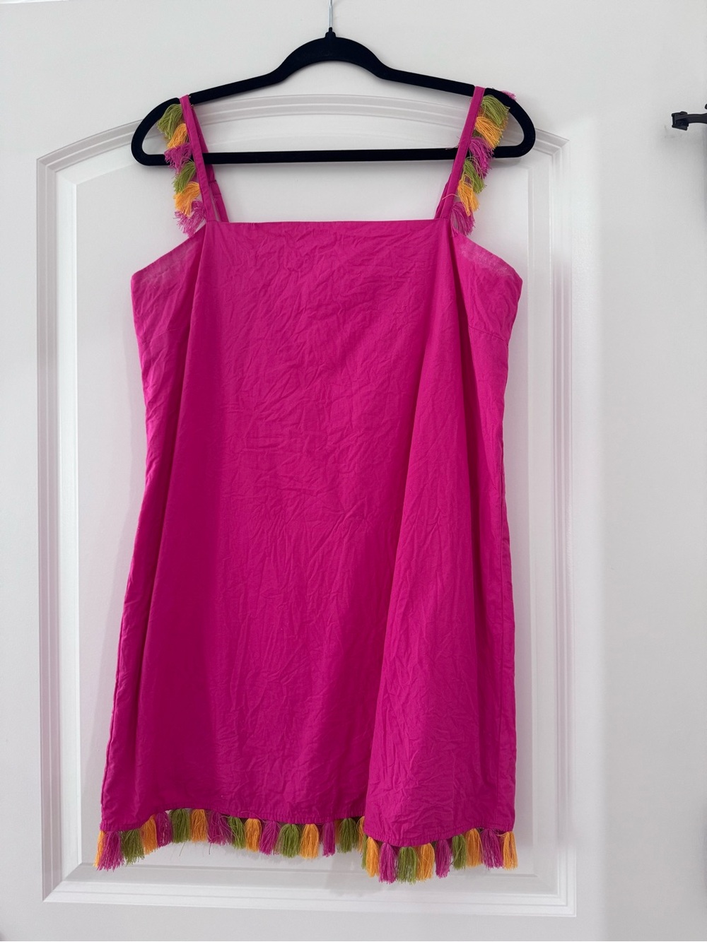 Anthropologie pink mini dress. Size medium